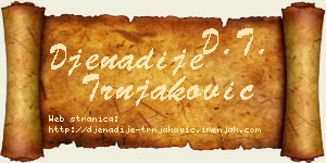 Đenadije Trnjaković vizit kartica